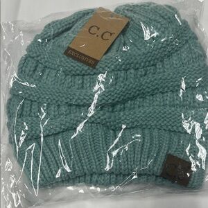 C.C Kids Cozy Knit Hat - Light Green